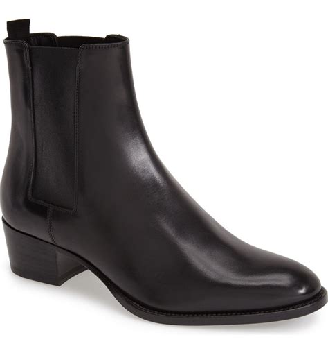 chelsea boots yves saint laurent|saint laurent wyatt chelsea boots.